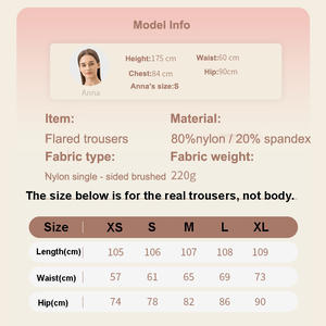 Eyun Mujeres Buttery Soft 28 "/30"/32 "/34" Entrepierna Control de barriga Entrenamiento Largo Bootleg <span class=keywords><strong>Trabajo</strong></span> Yoga Leggings acampanados de cintura alta Pantalones - Product Image 6