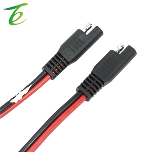 ปลั๊กแบตเตอรี่รถยนต์ SAE สายไฟทองแดงบริสุทธิ์สายไฟคู่ไฟพลังงานแสงอาทิตย์ Pel สีแดง D สีดำคู่ - Product Image 4