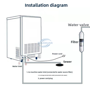 Machine à glaçons en pépites 80 kg/jour en promotion – Distributeur automatique de glaçons à croquer - Product Image 3