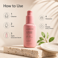 Sérum Visage Hydratant Lance Oil Control UV Defense SPF 45 Large Spectre Anti-UV Protection Solaire en Gros