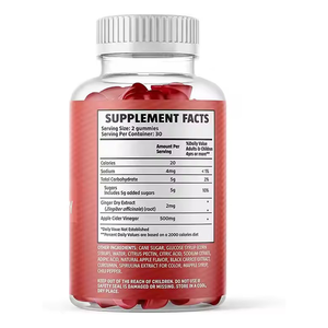 Apple Cider dấm keto Gummies yếu tố cần thiết + Công thức hữu cơ đường miễn phí giảm cân hỗ trợ Halal & tự nhiên - Product Image 4