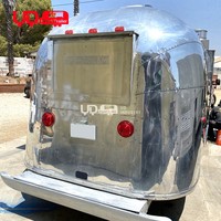 Camion de restauration rapide UrDream de crème glacée café BBQ mobile personnalisé remorque de cuisine de bar mobile en acier inoxydable entièrement équipée