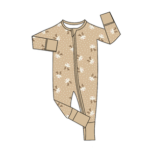 Preorder Romper Bayi Laki-laki Natal Motif Santa Rusa Pohon Natal, Model OEM, Lengan Panjang, Bahan Stretch, Resleting, Baju Tidur - Product Image 5
