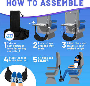 Amaca per piedi da scrivania regolabile perfetta - Product Image 3