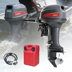 New YMH 40HP 2-Stroke Outboard <b>Boat</b> Engine with Tilt & Trim Gasoline Powered 698cc Professional Marine <b>Motor</b> - Product Image 4