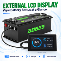 Baterai Golf Cart 72V 105Ah LiFePO4 Kit Baterai Lithium Daya Tinggi Smart BMS Bluetooth untuk Golf Cart Listrik Buggy