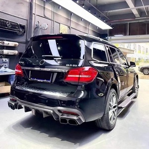 Kit carrosserie en fibre de carbone BTC de haute qualité, style B, pour <span class=keywords><strong>Mercedes</strong></span> Benz <span class=keywords><strong>GLS</strong></span> 63 X166 AMG 16-19 450 <span class=keywords><strong>53</strong></span>, lèvre avant et diffuseur arrière - Product Image 5