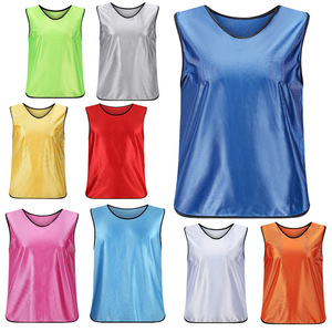 Yüksek kalite OEM tasarım Logo açık basketbol takımı üniforma yelek yetişkin yüzleşme üniforma eğitim futbol yelek - Product Image 2