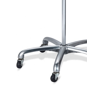 Bandeja médica de altura ajustable MSMT con ruedas de soporte de acero inoxidable Instrumentos de protección y enfermería de infusión baratos - Product Image 3