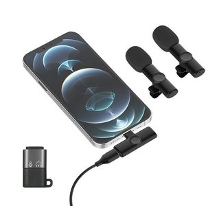 Chuyên Nghiệp Xách Tay Không Dây Ve Áo Lavallier Microphone K8 K9 K11 K35 Mini Mic Cho Điện Thoại Di Động Sống Video - Product Image 1