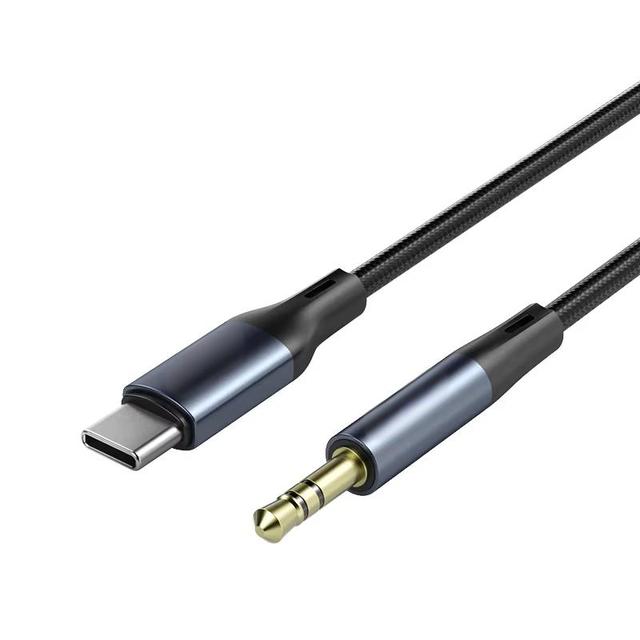 Custom Length Type C to 3.5mm Aux Audio Cable for Headset Earphone Phone Tablet Laptop