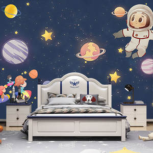 Papel pintado de película de superhéroe de dibujos animados, habitación de niños, dormitorio masculino, Mural de pared, papel tapiz - Product Image 1