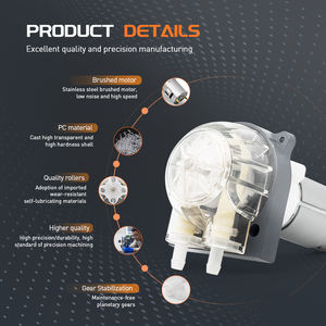 लेफो 303adb 12/24v dc पेरिस्टेलिक पंप 35-850 ml/min बड़े प्रवाह पेय डिटर्जेंट खुराक सिरप सॉस वितरण पंप - Product Image 6