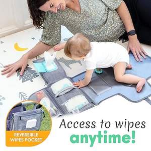 <span class=keywords><strong>Fasciatoio</strong></span> da viaggio per mamme papà <span class=keywords><strong>fasciatoio</strong></span> portatile con <span class=keywords><strong>cuscino</strong></span> incorporato per <span class=keywords><strong>fasciatoio</strong></span> portatile per bambini - Product Image 3