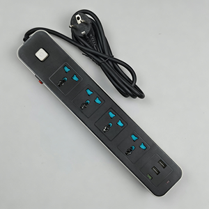 <span class=keywords><strong>Multiprise</strong></span> électrique universelle OEM/ODM avec 3/<span class=keywords><strong>4</strong></span> prises, <span class=keywords><strong>4</strong></span> ports USB, interrupteurs individuels et protection contre les surtensions pour la maison et le bureau - Product Image 4