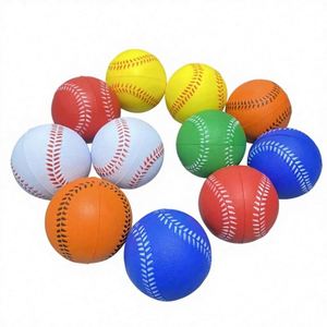 High Quality Pu Foam Promotional Baseball Stress Soft Sports Ball Shape for Welcome Gifts & Tradeshow Giveaways - Product Image 1