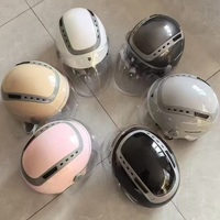 Casques de moto ABS demi-face ouverts personnalisés pour adultes, directement de l'usine