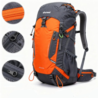 Sac à dos de randonnée léger et imperméable pour alpinisme et voyage, 50-70L, en nylon, fabriqué par un fabricant de sacs de montagne