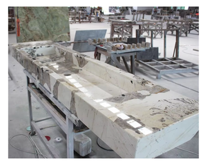 Meravigliose Lastre <span class=keywords><strong>di</strong></span> <span class=keywords><strong>Granito</strong></span> Patagonia in Pietra Brasiliana, Tipiche Piani Lavabo per Bagno, Forma Rettangolare con Lavandino Integrato - Product Image 1