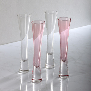 LSA rosa vita sottile Champagne spumante bicchiere creativo cristallo europeo doppio vino dolce regalo scatola di vetro - Product Image 4