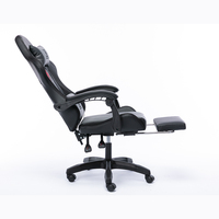 Échantillon Gratuit - Haut-parleurs Ergonomiques en PU, Haut-parleur RGB, Lumière LED, Chaise de Jeu Inclinable LED pour PC