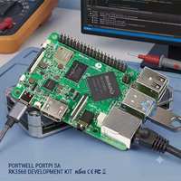 Computadora de Placa Única RK3568 PortPi 3A, Placa de Desarrollo ARM Cortex-A55 de Cuatro Núcleos con USB 3.0 y HDMI