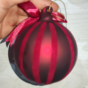 Di alta qualità fatto a mano in <span class=keywords><strong>vetro</strong></span> chiaro <span class=keywords><strong>natale</strong></span> appeso ornamento personalizzabile rotondo per la festa a casa e decorazione grafica incisa - Product Image 5
