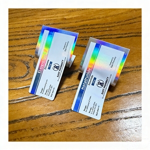Étiquettes personnalisées mates et brillantes holographiques en peptide, autocollants durables <span class=keywords><strong>pour</strong></span> flacons médicaux et pharmaceutiques - Product Image 1