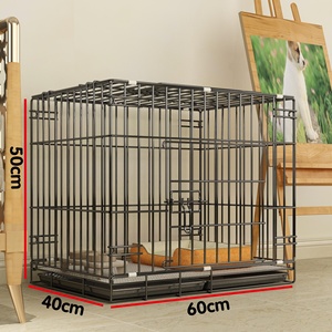 Sıcak Satış 24'' 30'' 36'' 42'' 48'' 54'' Metal Tel Köpek Kafesi Büyük Köpek Kulübesi Dış Mekan ve İç Mekan Kullanımı Evcil Hayvan Köpek Kafesi - Product Image 4