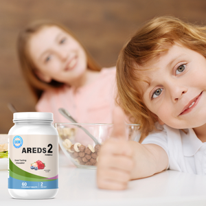 OEM/ODM เม็ดเคี้ยวรสอร่อย สูตร Aregs2 รสเบอร์รี่รวม วิตามินและแร่ธาตุเสริมสำหรับผู้ใหญ่ 60 เม็ด/ขวด - Product Image 2