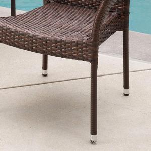 Chaise en rotin durable pour l'extérieur, chaise en rotin en plastique pour le jardin - Product Image 5