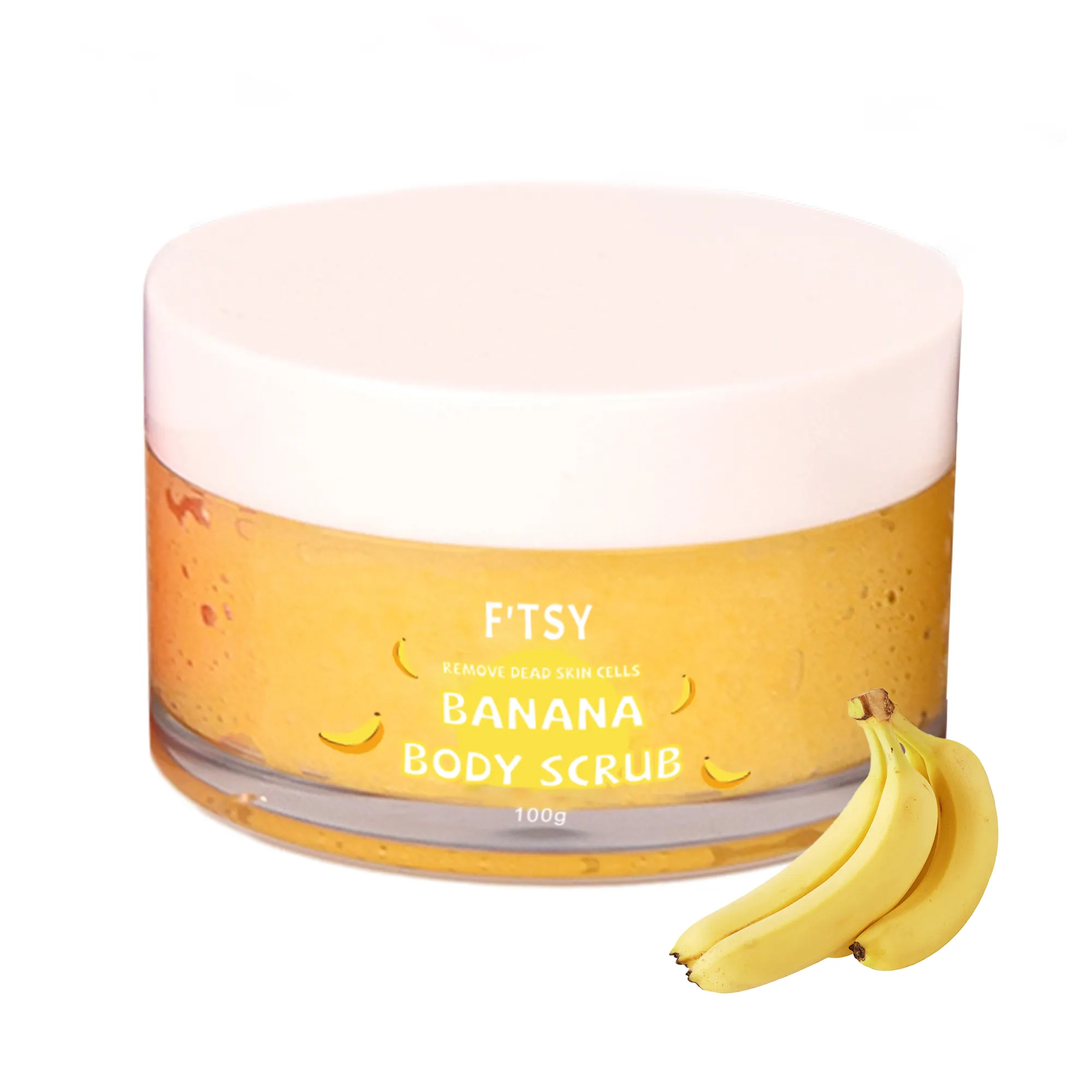 Scrub corpo idratante alla vitamina C alla frutta Scrub corpo esfoliante alla fragola vegana Scrub corpo sbiancante