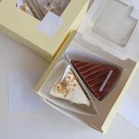 Sunshine Hot personnalisé imprimé carton Kraft papier emballage pour Cupcakes Dessert gaufre gâteau mat stratification-pour dossier alimentaire