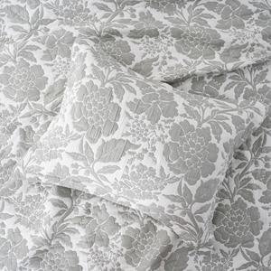 Set Sprei Botanical Ukuran Queen Warna Hijau Sage 3 Potong Motif Bunga Jacquar Microfiber Set Bedcover Musim Panas untuk Tempat Tidur - Product Image 3