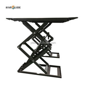 SLD-T-58-S ultra-tipis 3500kg Jack mobil hidrolik silinder ganda 1800mm pengangkat gunting pengangkat kendaraan untuk penggunaan bawah tanah - Product Image 3