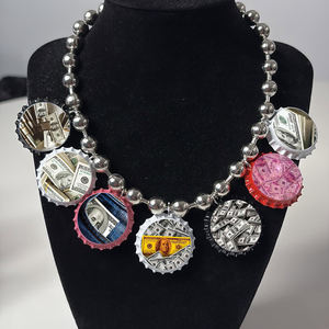 جاهزة للشحن أو تخصيص نمط غطاء زجاجة سحر تخصيص مع صورة غير المرغوب فيه حالة الموضة سحر قلادة - Product Image 2