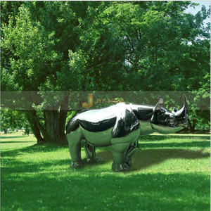EX1006 Stainless Steel Sculpture <b>Metal</b> <b>Art</b> Garden Decorative Sculpture for Interior Feature Display - Product Image 2