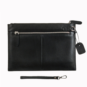 <span class=keywords><strong>Pochette</strong></span> da <span class=keywords><strong>uomo</strong></span> in <span class=keywords><strong>vera</strong></span> <span class=keywords><strong>pelle</strong></span> di lusso durevole <span class=keywords><strong>pochette</strong></span> da polso da lavoro con cerniera borsa <span class=keywords><strong>pochette</strong></span> - Product Image 1