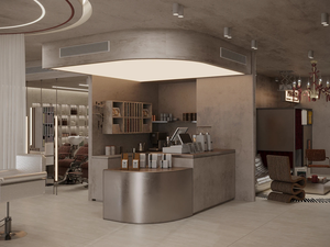 One Stop Barber Shop Furniture Set Custom Hair Styling Station and Wall <b>Mirror</b> for Beauty Salon Renovation Service - Product Image 3