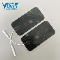 Électrodes hydrogel de remplacement haute adhérence 60*80MM pour appareil de thérapie numérique EMS TENS pour soulager les douleurs corporelles