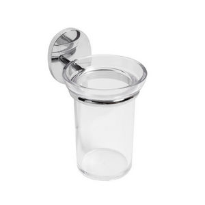 Soporte para cepillos de dientes Mod Bird Chrome 8,2 x 13,3 x 11,0 cm, accesorio de baño montado en la pared - Product Image 1