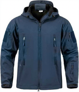 2026 New Arrival Outdoor Hooded Softshell <b>Men</b> Winter Jacket Custom Logo Windproof Waterproof Breathable <b>Raincoat</b> Warm Hiking - Product Image 4