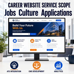Conception et développement de sites web de carrière personnalisés pour les entreprises avec listes d'emploi, culture d'entreprise et histoires d'employés - Product Image 2