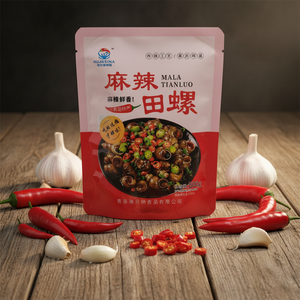 Bolsas <span class=keywords><strong>de</strong></span> Plástico Personalizadas Impresas <span class=keywords><strong>de</strong></span> Alta Sellabilidad para Alimentos Listos para Comer, Ideales para <span class=keywords><strong>Caracoles</strong></span> Picantes, Bolsas Selladas por 3 Lados con Ventanas - Product Image 1