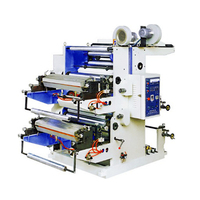 Machine d'impression flexographique à haute vitesse pour film plastique PVC UV, feuille empilée, BOPP, PE, étiquette, 2, 6, 8, 4 couleurs