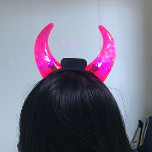Fournitures de fête d'Halloween Cornes de <span class=keywords><strong>diable</strong></span> clignotantes colorées personnalisées - Product Image 6