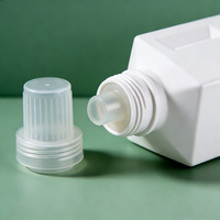 Bouteilles de lessive blanche 550 ml 800 ml 1 L - Bouteilles en plastique HDPE pour liquide de lavage Nettoyant Emballage personnalisé Conteneur