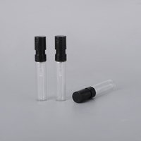 Botol Parfum Mini Kosong Bulat 2ml Grosir Mewah, Botol Parfum Semprot Kaca Bening