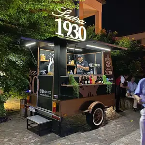 Hotdog und Kaffee wagen Catering Truck Fast Food Carts mobile Anhänger