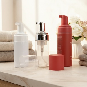 100ml Free Sample Frosted Matte Black Foam <b>Pump</b> <b>Bottle</b> 120ml Face Cleanser Liquid Foaming Mousse Black <b>Pump</b> <b>Bottle</b> - Product Image 1